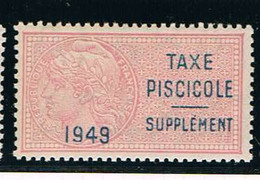 Taxe Piscicole - 1949 Supplément - Neuf Sans Charniere  - TTB - Zegels