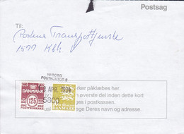 Denmark Regning Manglende Porto Bill TAXE Postage Due USA Line Cds. NYBORG POSTKONTOR 2. 1994 Postsag (2 Scans) - Storia Postale