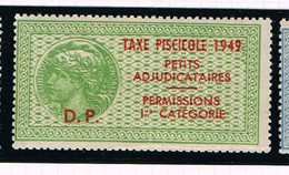 Taxe Piscicole - 1949 Petits Adjudicataires - Neuf Sans Charniere  - TTB - Zegels