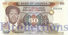 LOT UGANDA 50 SHILLINGS 1985 PICK 20 UNC X 5 PCS - Uganda