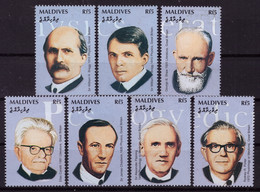 Maldives 1995 - MNH ** - Célébrités - Prix Nobel - Michel Nr. 2496-2497 2508 2513 2530 2533 2535 (mdv121) - Maldives (1965-...)