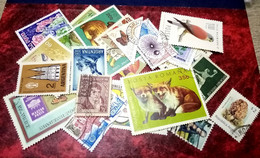 Worldwide 25 Excellent Stamps ,, Argentina , France , Russia , Poland - Vrac (max 999 Timbres)