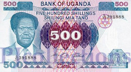 UGANDA 500 SHILLINGS 1983 PICK 22a UNC - Oeganda