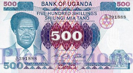 UGANDA 500 SHILLINGS 1983 PICK 22a UNC - Ouganda