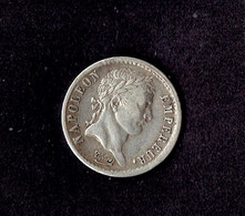 PREMIER EMPIRE BONAPARTE - 1/2 FRANC 1813A FACIALE GRATEE SINON TTB - 1/2 Franc