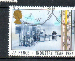 G B  Termométre 1986 N° 1211 - Used Stamps