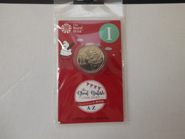 GREAT BRITAIN COINS BRITISH COIN HUNT A To Z Series Uncirculated Mint In Packet Letter  I - 10 Pence & 10 New Pence