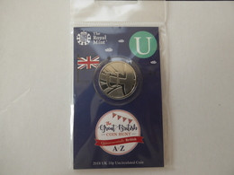 GREAT BRITAIN COINS BRITISH COIN HUNT A To Z Series Uncirculated Mint In Packet Letter  U - 10 Pence & 10 New Pence