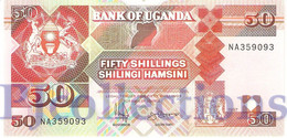 LOT UGANDA 50 SHILLINGS 1997 PICK 30c UNC X 5 PCS - Oeganda