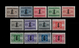 ITALY STAMP - POSTAGE DUE 1944 Postage Due Stamps Of 1934 Overprinted RARE SET MNH (BA5#337) - Taxe