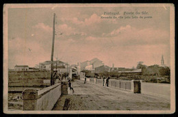 PONTE DE SOR -Entrada Da Vila Pelo Lado Da Ponte. Carte Postale - Portalegre