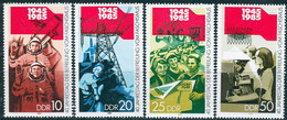 DDR - Mi 2941 / 2944 ✶✶ # - 40 Jahre Befreiung Vom Faschismus - Ungebraucht