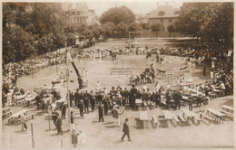 Concours De Gymnastique (carte Photo Vers 1910) - Gymnastics