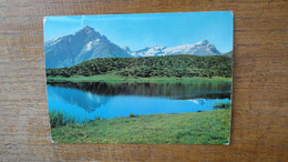 Suisse , Unterer Pascuminersee , Bei Obertschappina Am Heinzenberg , Mit Piz Beverin "" Beaux Timbres "" - Bever