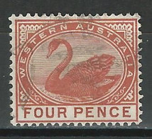 Western Australia SG 98, Mi 33 O Used - Used Stamps
