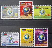 South Sudan 2020, Struggle Against Covid-19 Pandemic, MNH Stamps Set - South Sudan