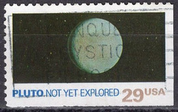 1991 29 Cents Space Exploration, Pluto, Used - Usados