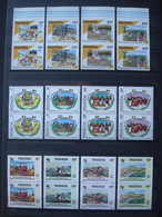 RWANDA ZAIRE CONGO MNH** 3 SCANS 7 SETS In PAIRS COT.+100 € Incl. IMPERFORATED - Verzamelingen