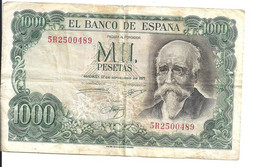 ESPAGNE 1000 PESETAS 1971 VF P 154 - 1000 Peseten