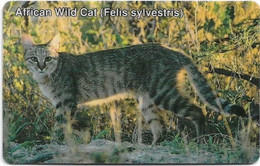 Namibia - Telecom Namibia - African Wild Cat, Chip Siemens S30, (Big Cn. NAEIExxxx Xxxx, Normal 0), 20$, Used - Namibie