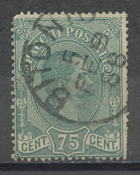 Italie - Italy - Italien Colis Postal 1884-86 Y&T N°CP4 - Michel N°PPM4 (o) - 75c Humbert I - Paketmarken