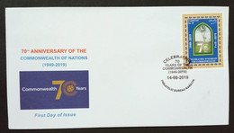 PAKISTAN 2019 FDC - 70th Anniversary Of CommonWealth Organization (First Die, First Printing Stamp) First Day Cover, Sca - Pakistan