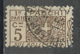 Italie - Italy - Italien Colis Postal 1914-22 Y&T N°CP7 - Michel N°PPM7 (o) - 5c Pacchi - Colis-postaux