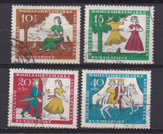 GERMANY 1965 Cancelled Stamp(s)  Welfare Fairy Tales Grimm 485-488 - Gebraucht