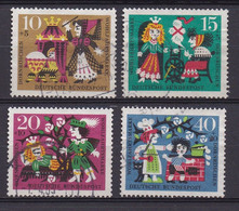 GERMANY 1964 Cancelled Stamp(s) Welfare Fairy Tales Grimm 447-450 - Gebraucht