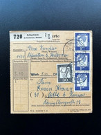 GERMANY 1962 PARCEL CARD SCHLUCHTERN TO CELLE 22-11-1962 DUITSLAND DEUTSCHLAND - Covers & Documents