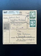 GERMANY 1962 PARCEL CARD SCHLUCHTERN TO PASEWALK 03-12-1962 DUITSLAND DEUTSCHLAND - Covers & Documents