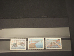 FINLANDIA - 1971 TUBERCOLOSI/LEGNAME 3 VALORI - NUOVI(++). - Unused Stamps