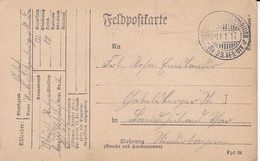 Feldpostkarte - Bayr. Ers. Inf. Regt. 2 - 1917 (63124) - Brieven En Documenten
