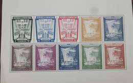 SB) 1953 DOMINICAN REPUBLIC, COLUMBUS LIGHTHOUSE AND FLAGS, MINIATURE SHEET, MNH - Dominican Republic