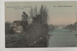 Jouy-le-Moutier (95) : Le Restaurant Du Goujon De L'Oise En 1910 PF - Jouy Le Moutier