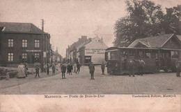Maeseyck - Porte De Bois Le Duc - Vanderdonck Robyns - Tramway - Tram - Tres Animé - Carte Postale Ancienne - Maaseik