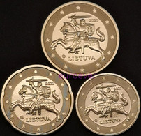 10 20 50 Euro Cent 2019 Litauen / Lithuania UNC Aus BU KMS - Litauen