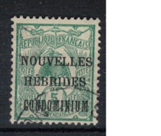 NOUVELLES HEBRIDES             N°  YVERT 15  OBLITERE     ( OB    06/ 13 ) - Usados