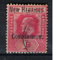 NOUVELLES HEBRIDES             N°  YVERT 21  OBLITERE     ( OB    06/ 13 ) - Used Stamps