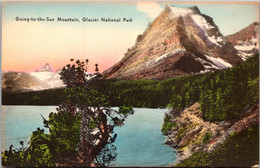 Montana Glacier National Park Going-To-The-Sun Mountain Handcolored Albertype - Sonstige & Ohne Zuordnung
