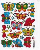 Schmetterling Tiere Aufkleber Metallic Look / Butterfly Animal Sticker 13x10 Cm ST485 - Scrapbooking