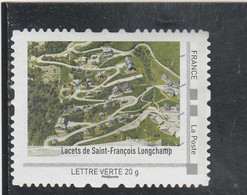 FRANCE 2013 ISSU COLLECTOR LES ALPES DU NORD LACETS DE SAINT FRANCOIS LONGCHAMP  OBLITERE - Collectors