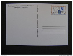 TAAF: TB Entier Postal N° 1 - CP, Neuf . - Postal Stationery