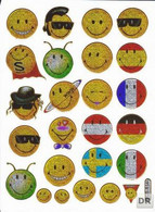 Smilies Smiley Smile  Bunt Aufkleber Metallic Look /  Sticker 13x10 Cm ST340 - Scrapbooking