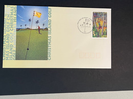 (2 Oø 38) Australia - Christmas Island Golf FDC 1995 - Christmas Island