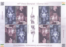 2023.Kyrgyzstan, 40th Chess Olympiad, Chennai 2022, Sheetlet, Mint/** - Kirghizstan