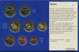 Cyprus 2022 Stgl./unzirkuliert Kursmünzensatz Stgl./unzirkuliert 2022 Euro Reissue - Zypern