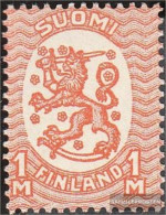 Finland 87A B Unmounted Mint / Never Hinged 1917 Clear Brands: Crest - Nuovi