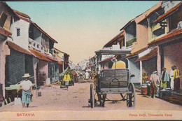 1910. NEDERL. INDIE.  Beautiful BRIEFKAART BATAVIA  Pintoe Ketjil, Chineesche Kamp.  - JF437476 - Indes Néerlandaises
