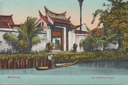 1910. NEDERL. INDIE.  Beautiful BRIEFKAART BATAVIA  Een Chineesche Tempel.  - JF437477 - Indes Néerlandaises